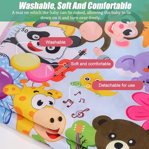 CJBIN-Piano-Gym-Spieldecke-mit-Spielzeug-Baby-Spieldecke-mit-Spielbogen-Krabbeldecke-mit-Musik-und-Lichtern-Babyspielzeug-fur-Kleinkinder-ab-der-Geburt