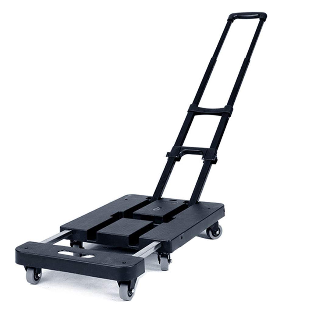 Multi-function trolley ALUS- Portable Luggage Cart Folding Hand Cart Large Tie Rod Rubber Wheel Load Bearing 200kg Incoming Load King Trailer