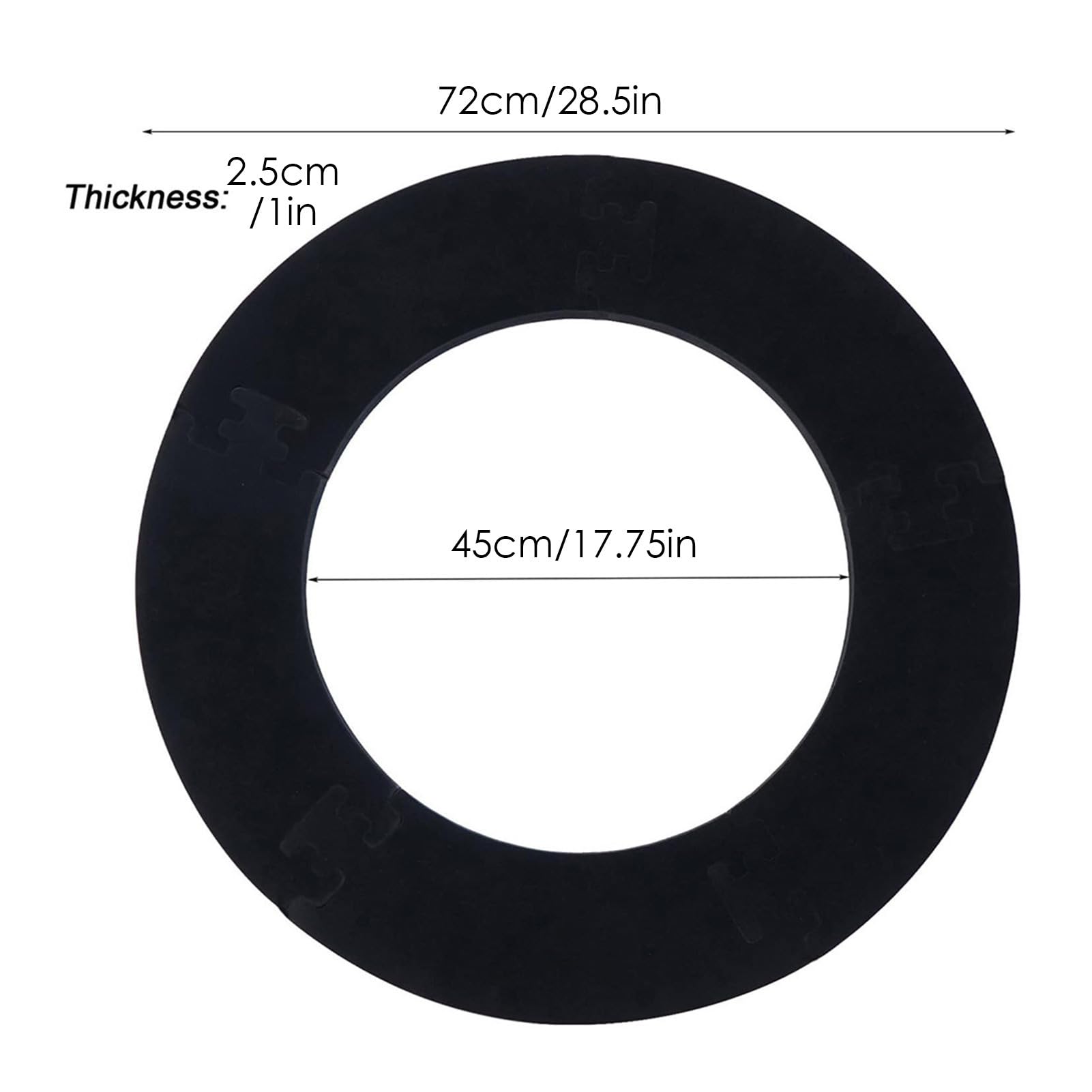 Anello di Protezione per Dart Freccette, Anello Cont-Our Freccette, Protettore Murale per Target Freccette, Surrounds Dartboard Surround Protezione Parete