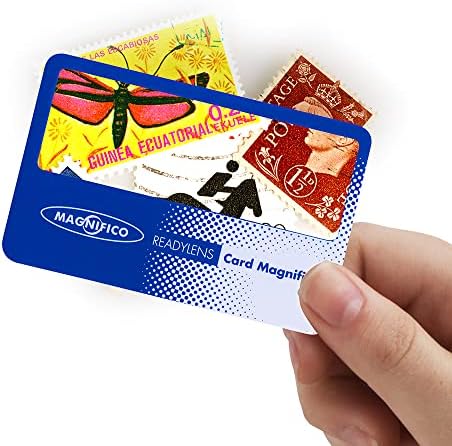 Magnifico Credit Card-size Mobile Magnifier - pocket magnifying lens