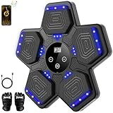 Music Boxing Machine for Adults & Kids - Smart Punching Machine with Boxing Gloves, Wall Boxing Punching Pad for Home, Office, Gym (Upgraded Version)