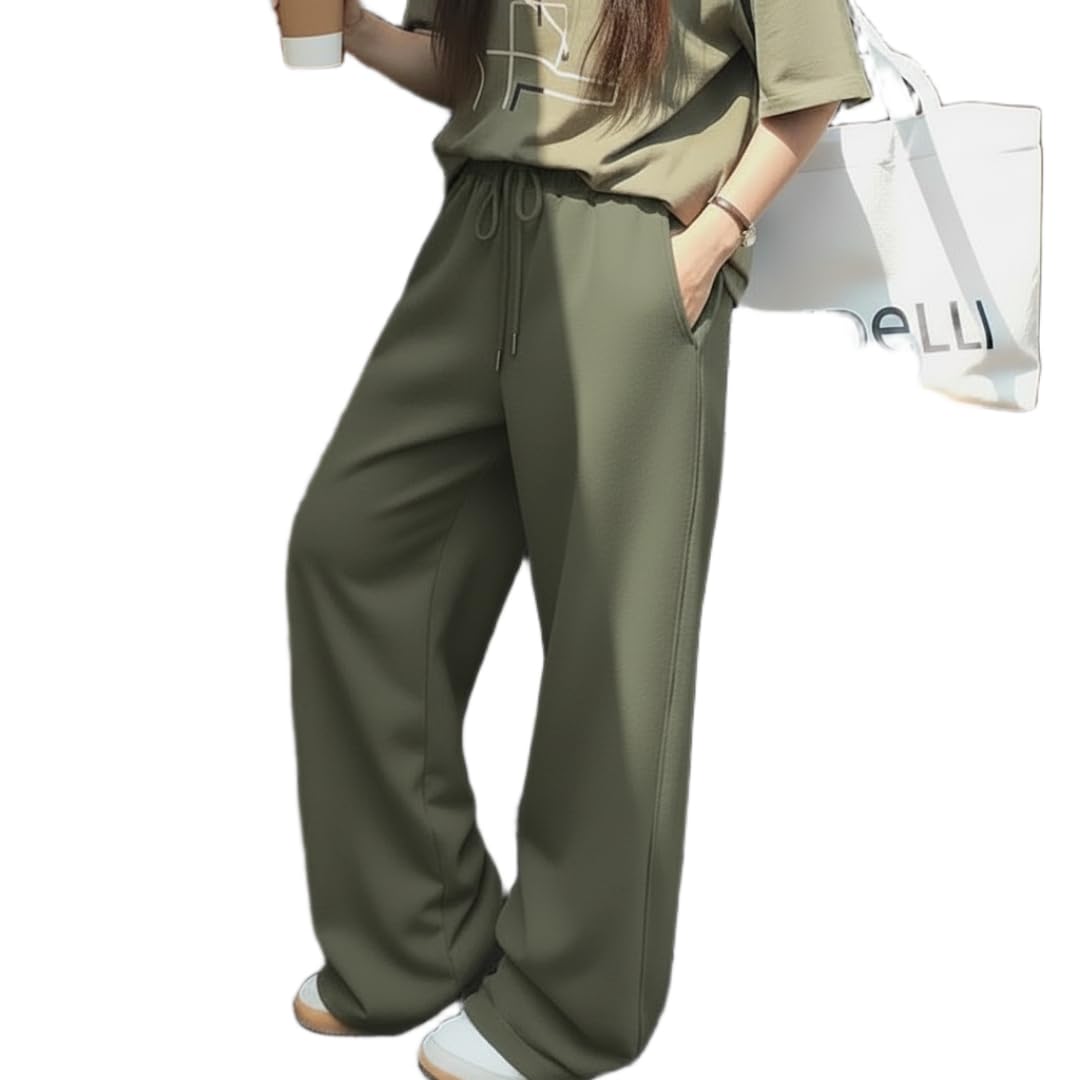 Track Pant for Women || Baggy Fit || Track Pants || Full Elastic Jogger Track Pant ||-image-5