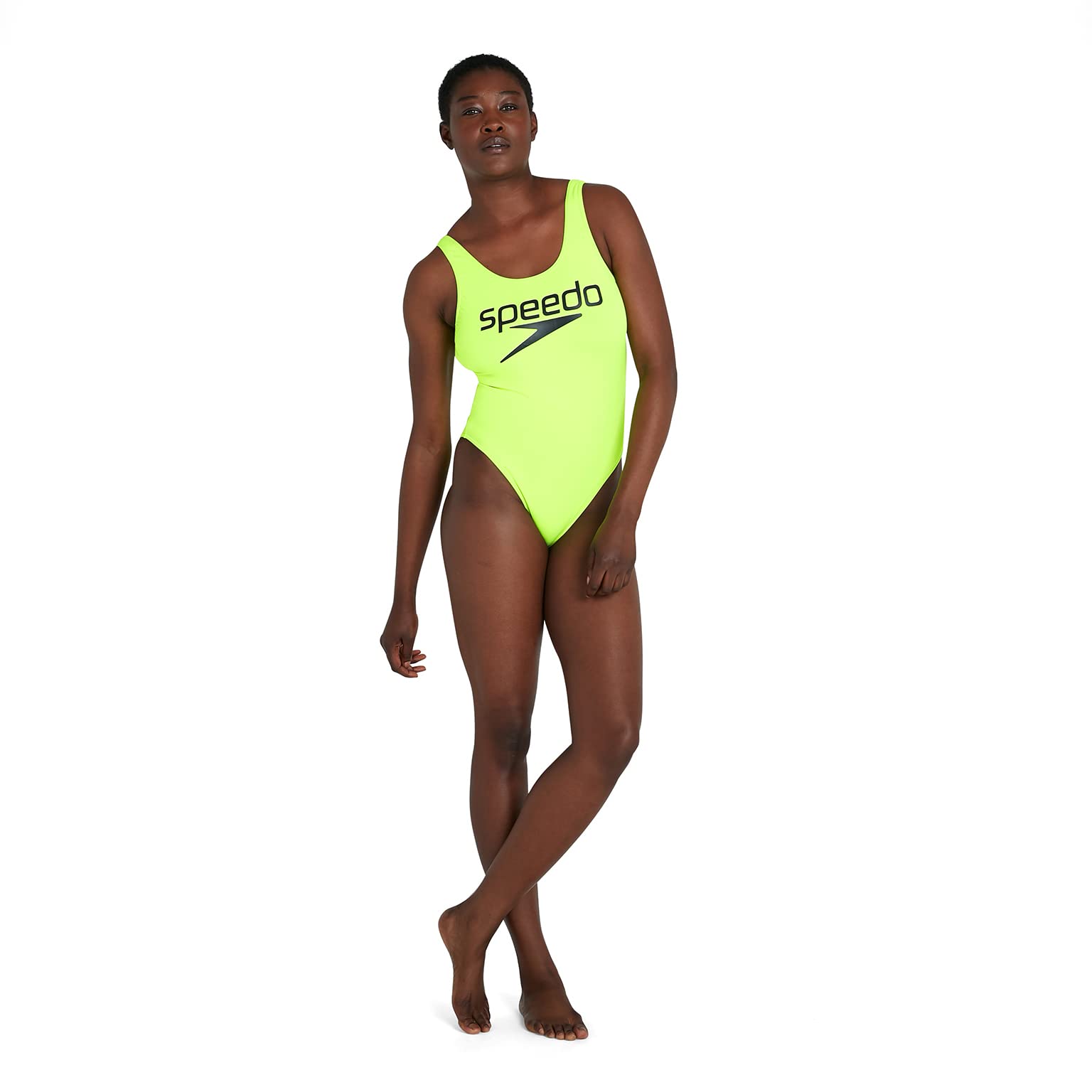 Speedo Logo Deep U-Back 1 Piece Maillot Une pièce Femme
