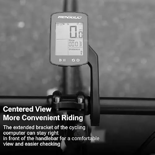 Bike Computer Mount, Cycling Out Front Bike Mount Designed for All Cycling Computer, Garmin Edge GPS and Other Normal Models, Also Suitable for Bicycle Lights, Fits 22-33MM Diameter Handlebars