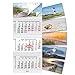 Produktbild Timr 3-Monatskalender 2026 Bilder - Wandkalender 3 Monate mit Schieber zum Aufhängen - Bildkalender 6 Motive zum wechseln - 81 cm - mehrsprachig D GB F E - tr337