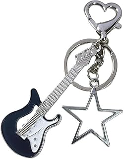 Guitar Keychain Cute Keyring Bag Charms Pendant Y2K Accessories, One Size