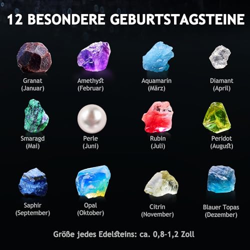 Japace Ausgrabungsset für Kinder, Edelsteine Ausgraben, Kristalle Züchten – Ansicht 2