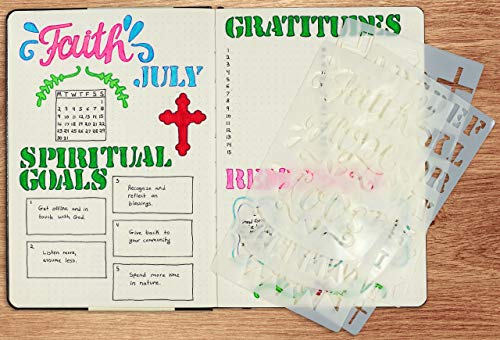 Essentials Faith Stencil Set (Bible Journaling) (over 350 designs) - Image 16