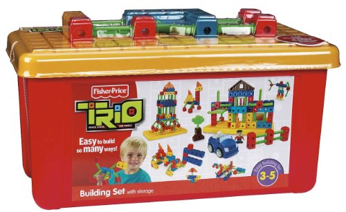 Fisher-Price TRIO Building Set with storage
