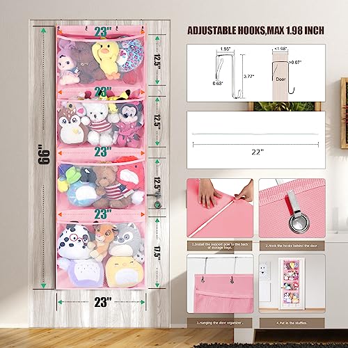 Hamac de rangement porte pour chambre d'enfant rangée