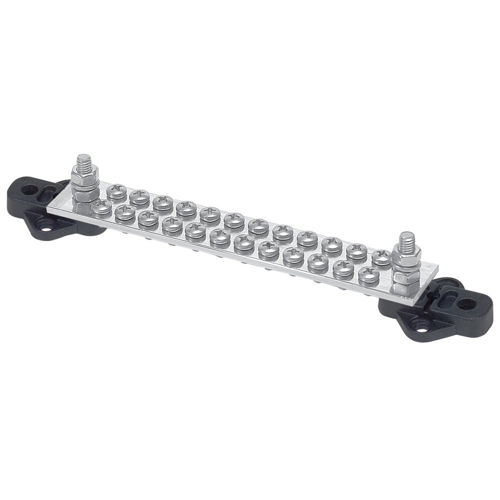 BEP BB-24W-2S/DSP Buss Bar - 24 way/150A w/ 2 Input Studs (w/Cover)