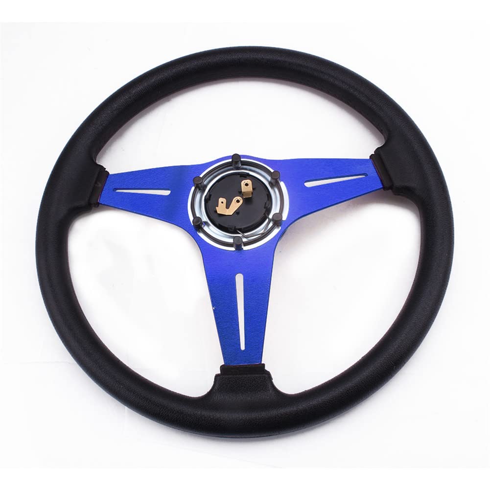 Volante Sportivo Universale Asudaro, Volante per Auto Da Corsa Volante Modificato in Alluminio Sportivo Kart Da Corsa Volante in Pu Accessori per La Modifica Dell'Auto