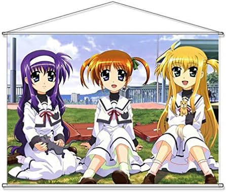 Amazon 魔法少女リリカルなのは B2タペストリー 月村すずか アリサ バニングス 高町なのは ポリエステルスエード アニメ 萌えグッズ 通販