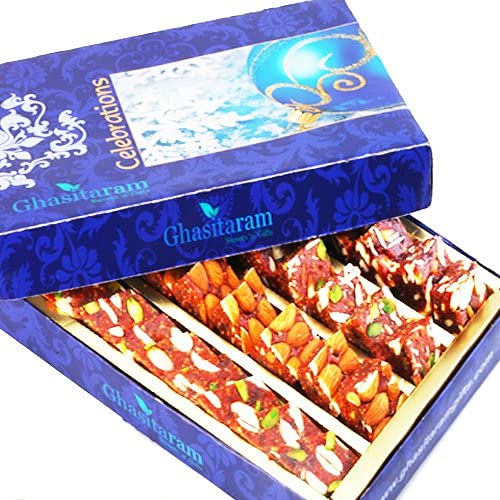 Ghasitaram Gifts Diwali Gifts Sugarfree Sweets - Natural Sugarfree Mix 200 GMS