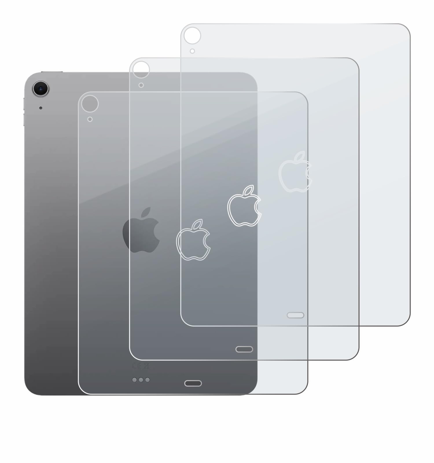 brotect 3 Pezzi Pellicola Vetro per Apple iPad Air 13" M4 2026 | (Posteriore) Opaca Protezione Schermo Made in Germany, Anti-Riflesso Durezza 9H Anti-Graffio