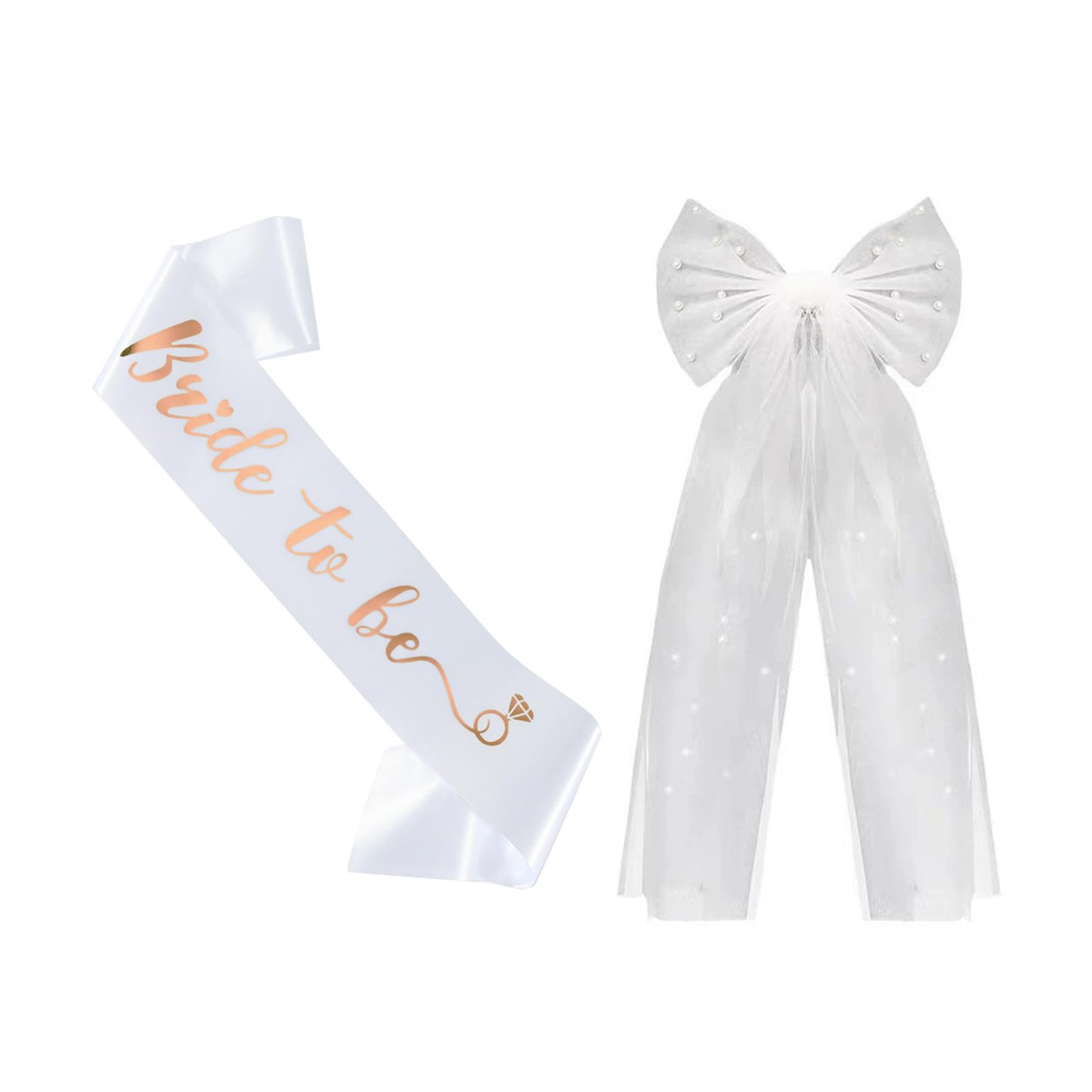 Trendy Bridal Party Sash Gorgeous Wedding Celebration Shoulder Bridal Event Polyester for Wedding