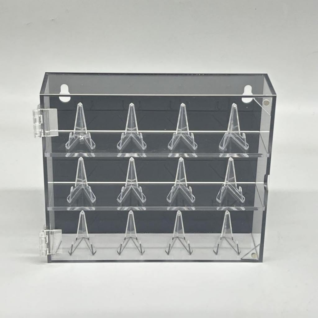 Colcolo Estuche Exhibidor Anillos Caja Organizadora Acrílica Transparente con Soportes Anillos Función Apilable Adecuado para Regalos