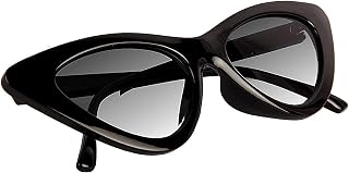 USARMANI Fullrimless women cat eye sunglasses (Black US01OI1998) Price In India