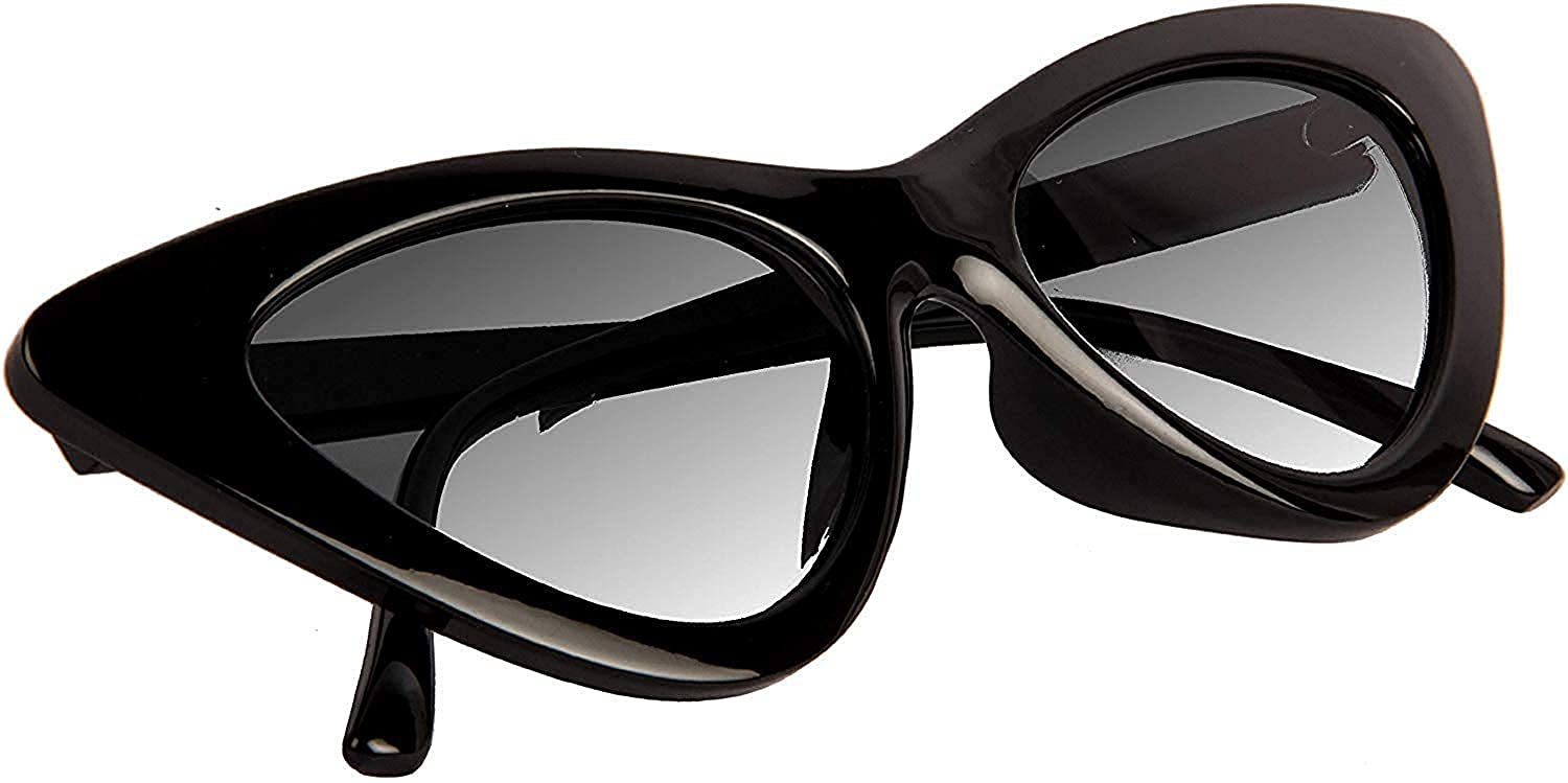 USARMANI Fullrimless women cat eye sunglasses (Black US01OI1998) - Review, Price and Buying Guide