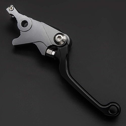 Miniatura 5 de Krace Juego de palancas de embrague de freno pivotante CNC Motorcross para Kawasaki KLX 125 1984-2004, KLX 250 1994-1996, KLX 300 1996-2004, KLX 400