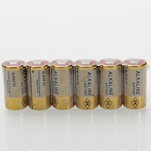 6 Pcs 6V 4LR44 Alkaline Batteries for Dog Training Shock Collars