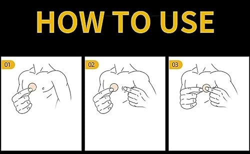 50 pares de gorras de hombre, cubrepezones invisibles desechables, para hombre, corredores, pezones, para pezones transpirables para hombres running y atletas maratonistas, Color blanco., L