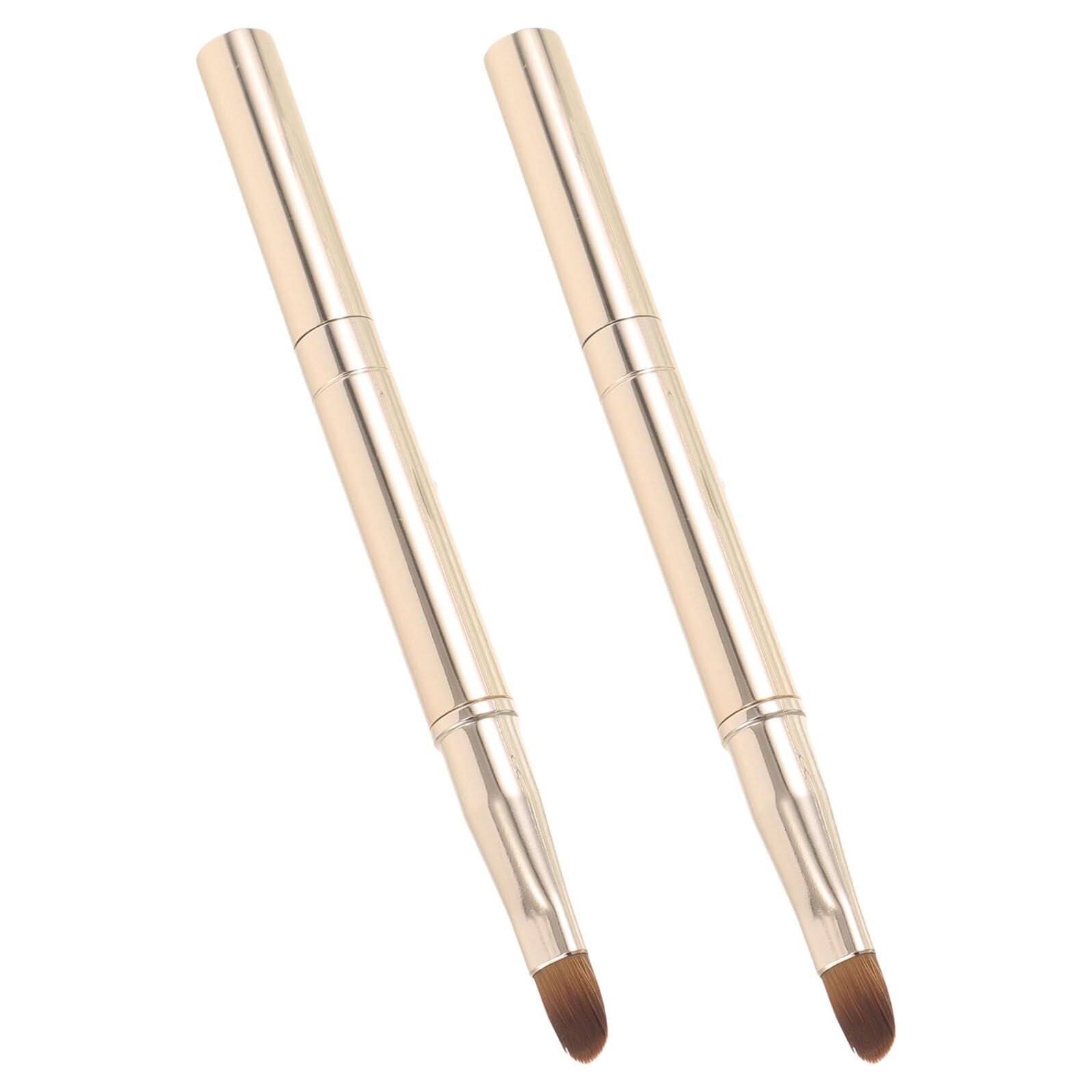 Cepillo retráctil para labios higiénico con tapa protectora y doble punta 8