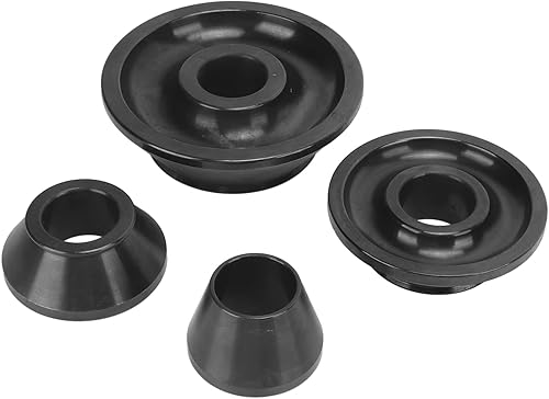 Juego de 4 piezas de cono cónico de acero al carbono de 1.417in de diámetro del eje, herramienta de reparación de neumáticos para coche, camión, SUV