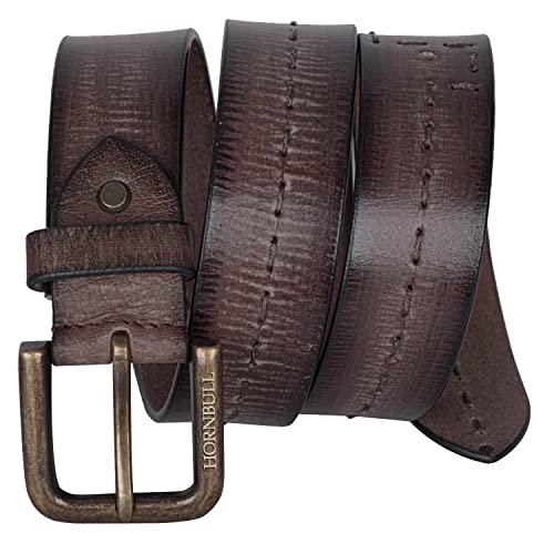 Image of HORNBULL Mens Alane Leather Belt | Casual Leather Belt for Men