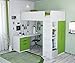 Produktbild Polini Kids Kinder Hochbett mit Kleiderschrank und Schreibtisch Komplettprogramme 5 in 1