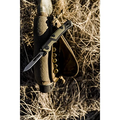 Kershaw Lonerock Rbk2, New Skinning And Caping Folding Knife, 2.8 Inch Replaceable Surgical Blades, Includes Sheath And Extra Handle #TOP6