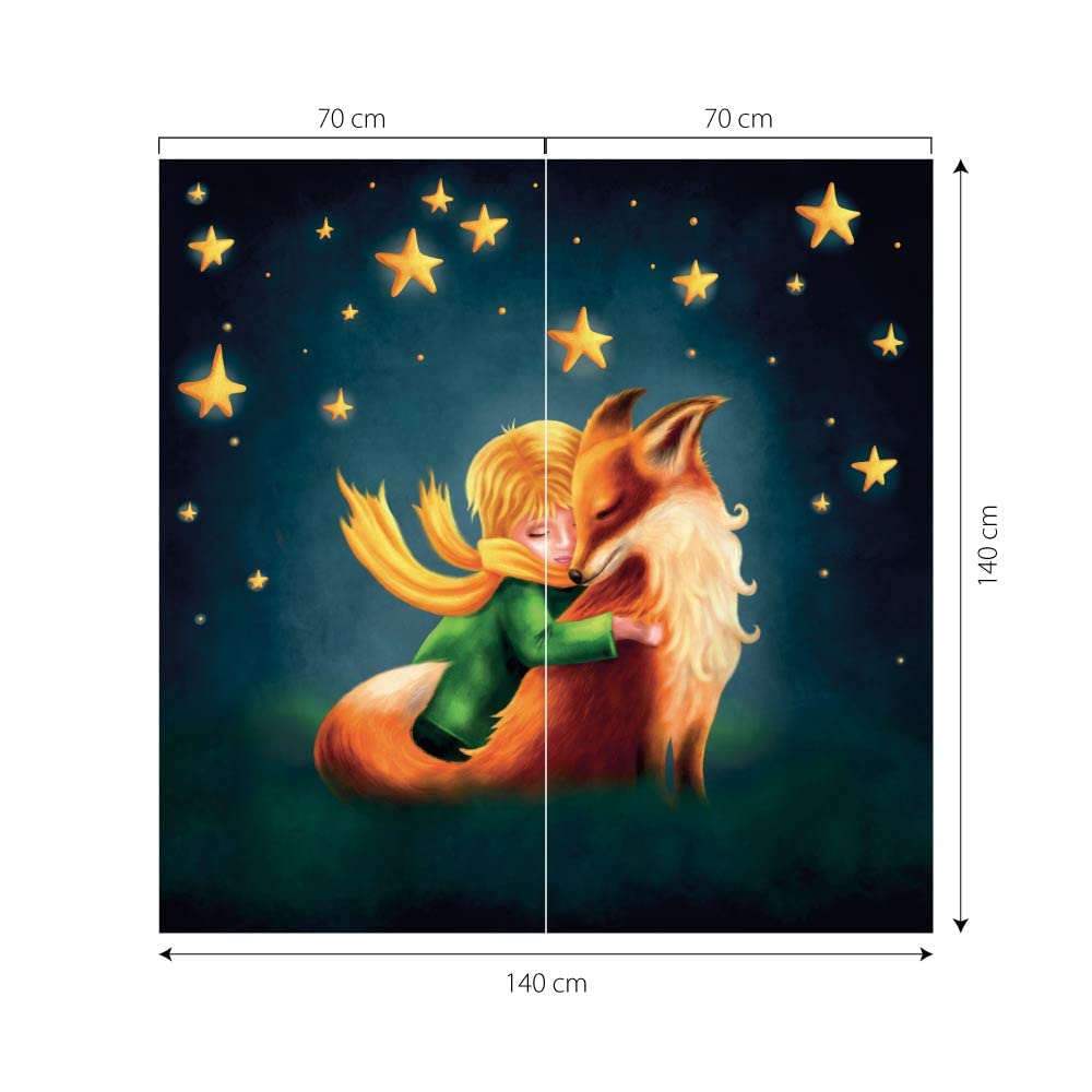 YOZYOOOZ El Principito Papel Pintado De Vinilo Rollo Muebles Calcomanía De Pared Decorativa Mural De Decoración De Pared Para Niños 57cm X 42cm