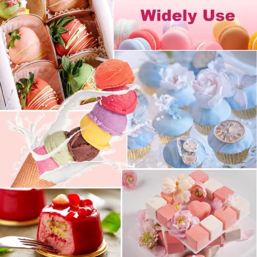 Oil Based Food Coloring - 10 Colors Upgraded Food Coloring for Chocolate, ERCorArt Edible Oil Food Dye for Candy Melts, Cake Decorating, Fondant, Icing Frosting, Baking - (.25 Fl.Oz Bottles)