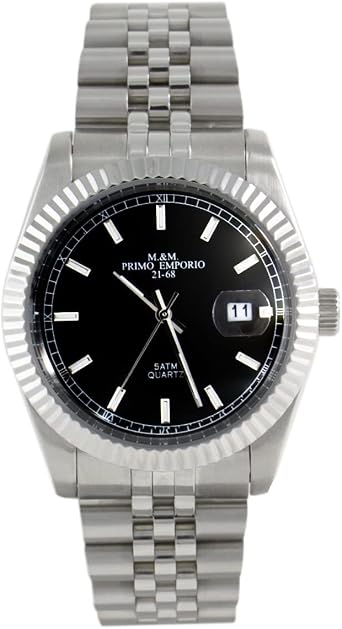OROLOGIO M\u0026M PRIMO EMPORIO IN ACCIAIO 1054AN : Amazon.it: Orologi