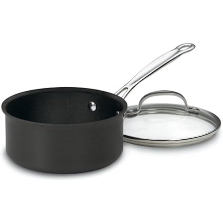 Cuisinart 619-18 Nonstick-Hard-Anodized, 2-Quart, Saucepan w/Cover