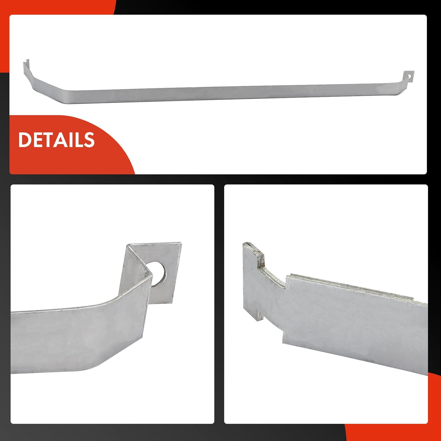 A-Premium Set of 2PCS Fuel Tank Straps Compatible with Dodge Charger, Coronet & Plymouth Road Runner, Satellite, 1971 1972 1973
