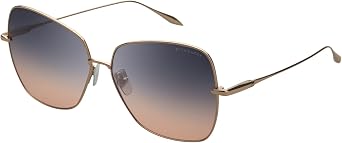 Dita Zazoe DTS145-A-02 Sunglasses Rose Gold with Dark Grey to Peach Gradient 64mm