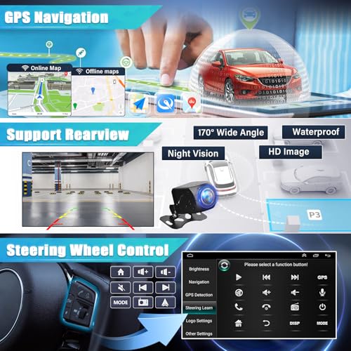 Radio para auto con pantalla táctil 9.7 pulgadas miniatura 4