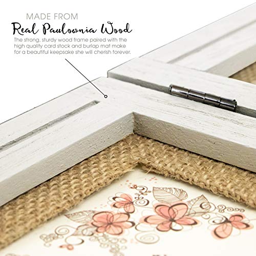 Gift For Mom From Daughter Or Son - "My Mom, My Friend" Poem - Double 5X7 Hinged Picture Frame - Birthday, Mothers Day, Christmas, Valentines Day, Mother Of The Bride, Mother Of The Groom #TOP1