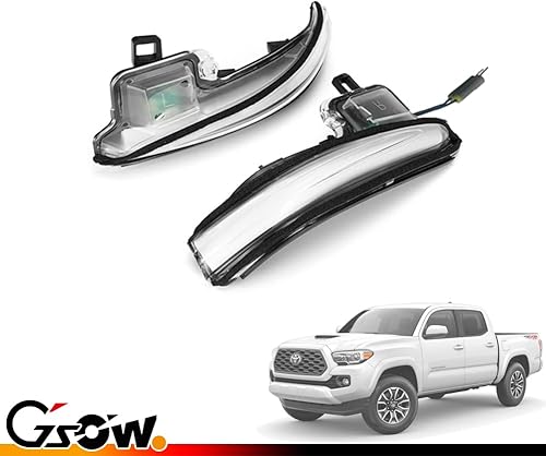 Miniatura 7 de Estilo de moda 2 espejos laterales LED intermitentes dinámicos secuenciales indicadores de luces direccionales para Toyota Tacoma 2016-2023, RAV4