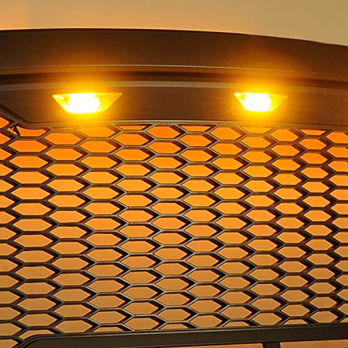Image of Paramount Automotive 410183MB Impulse Series Led Packaged Honeycomb Mesh Main Grille Matte Black