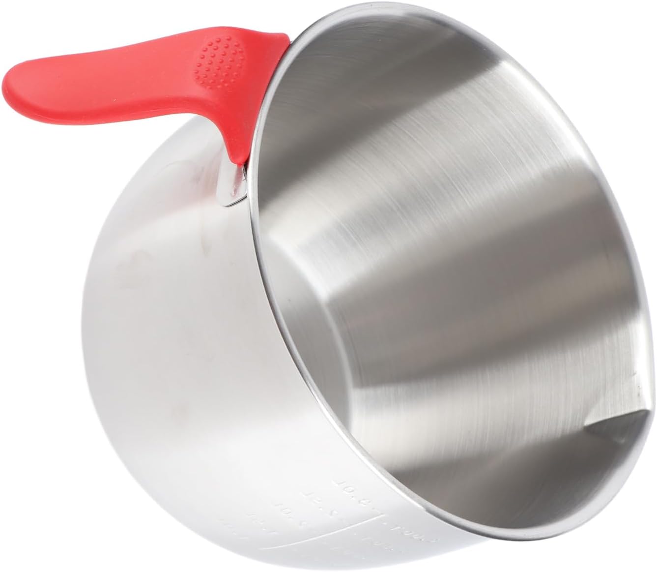 Stainless Steel Mixing Bowl, Deepen Egg Whisking Bowl, Egg Beating Bowl with Non Slip Handle, Salad Serving Bowl for Kitchen (3600ML)