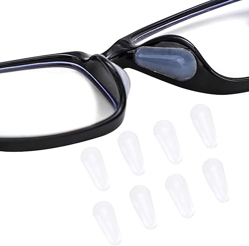 20 pares de lentes de silicona para ojos, almohadillas de nariz autoadhesivas, almohadillas de nariz suaves y adhesivas, almohadillas para la nariz,