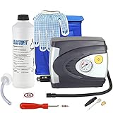 12V Mini-Hochleistungskompressor, Spannung : DC 12V - 13,5V, Stromaufnahme : max. 10 Ampere, Kolbendurchmesser : 19 mm, Luftleistung : max. 20 l/min (ca. 5 min für Standardreifen), max. Druck : effektiv 7 bar, Aktive Kühlung => Lange Laufzeit (30 min ohne Abkühlpause)