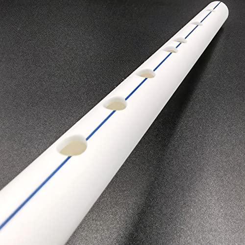 Jooleer Pipe Flute Dizi Vintage Style Chinese Oriental Non-Bamboo Ppr Eco-Friendly Instrument Traditional Tape Membrane (Key E) #TOP2