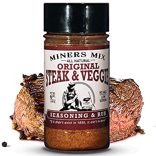 MINERS MIX Steak And Veggie All Purpose, 100% Natural Dry Rub Blend Perfect