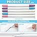 Fampery 5-Pack Fabric Markers for Sewing - 4 Colors Dual-Tip Erasable Water Soluble Fabric Marker - Washable Fabric Pen for Sewing Erasable - Water Soluble Pens, Quilting Embroidery Crafting Supplies