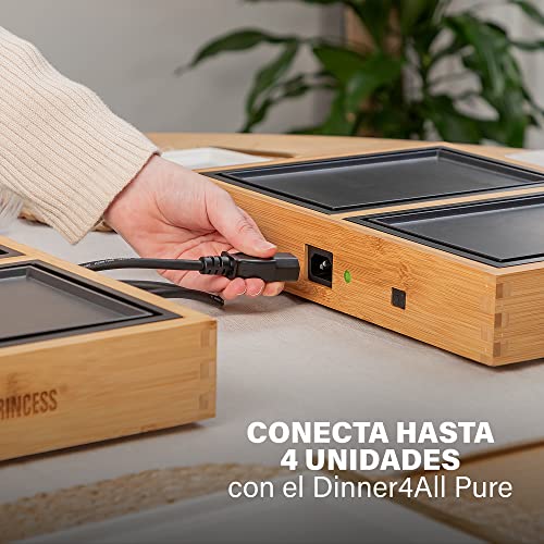 Princess 104020 Dinner4two Pure, 420 W, Nero