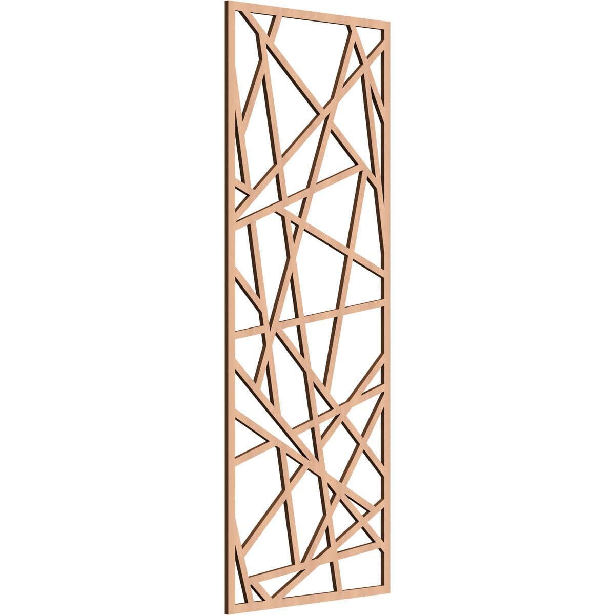 Conway Decorative Pierced Fretwork Wood Wall Panels, 23 3/8"W x 59 3/8"H x 3/8"T, Alder