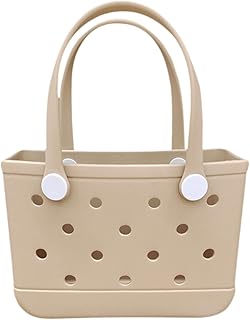 loom tree Beach Tote Bag Portable For Women Beach Basket Bag For Beach Travel Swimming Khaki | Womens Handbags & Bags-picture-31